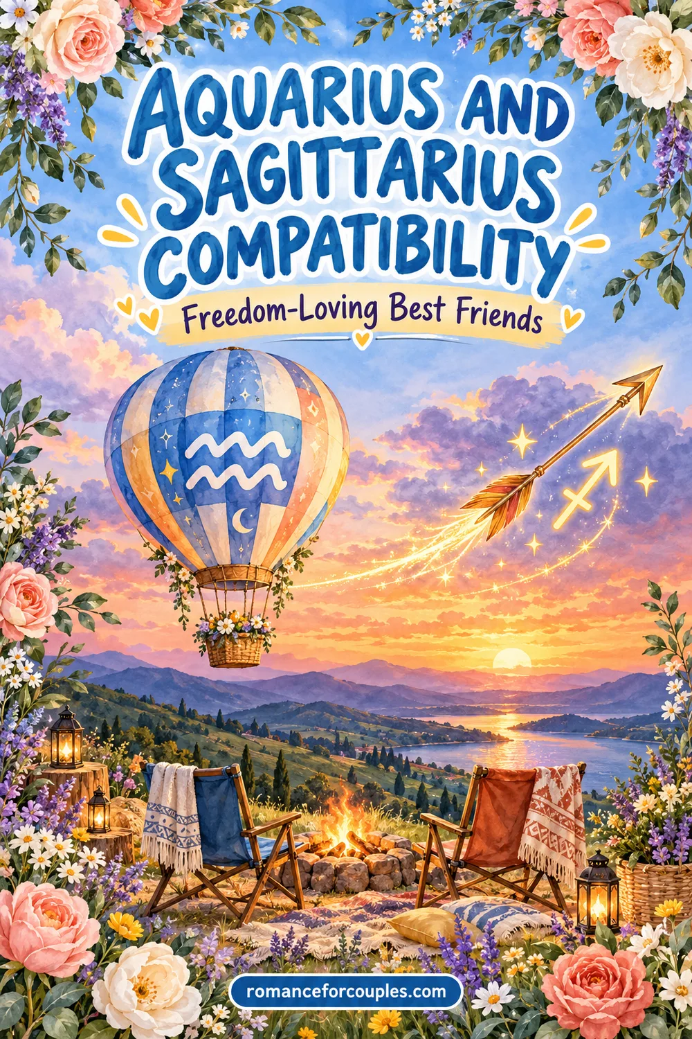 Aquarius and Sagittarius Compatibility: Freedom-Loving Best Friends