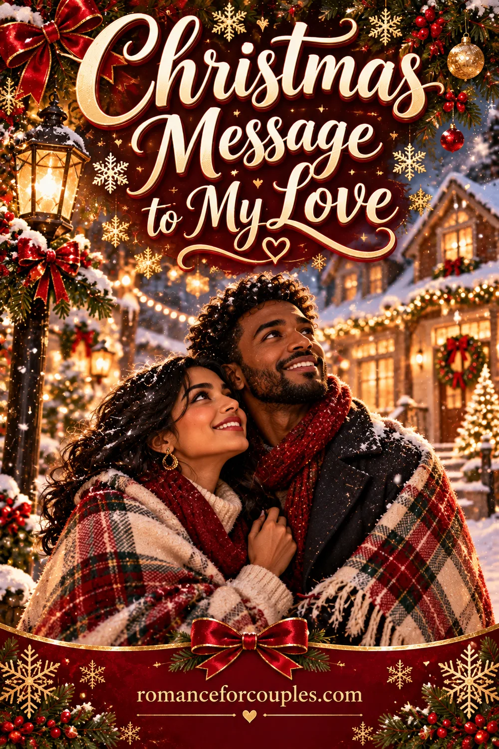 Christmas Message to My Love: Sweet Words for Cards and Texts