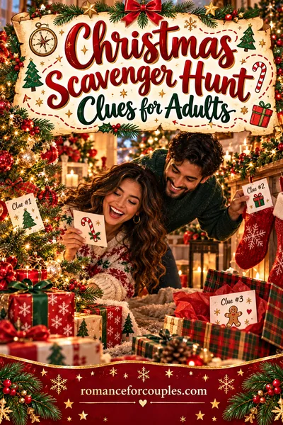Christmas Scavenger Hunt Clues for Adults