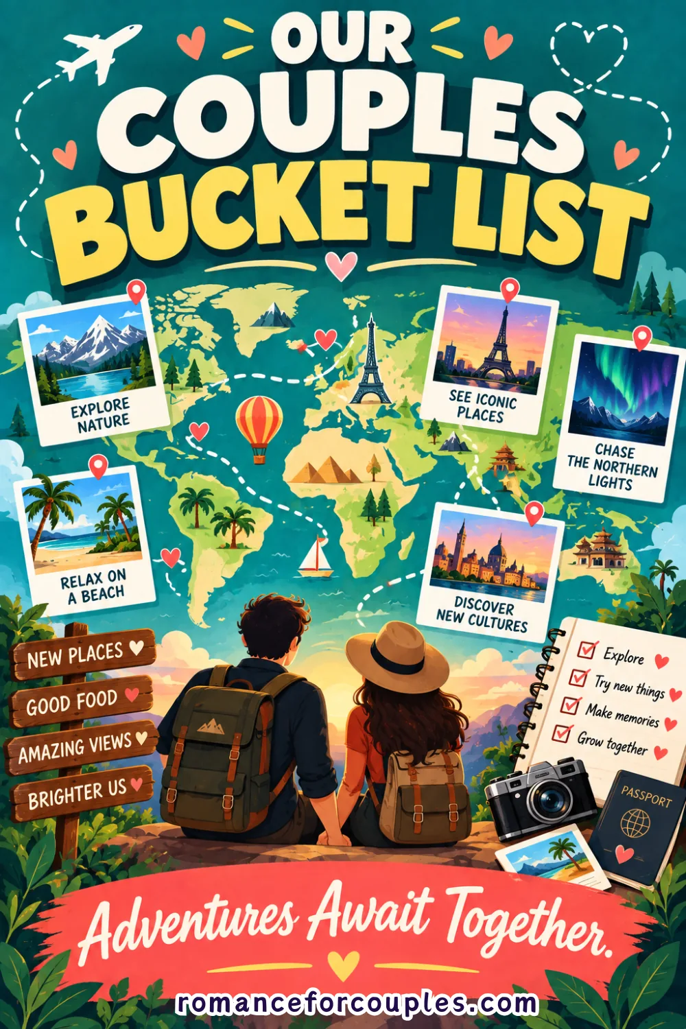 Couples Bucket List: Adventures and Dreams to Share