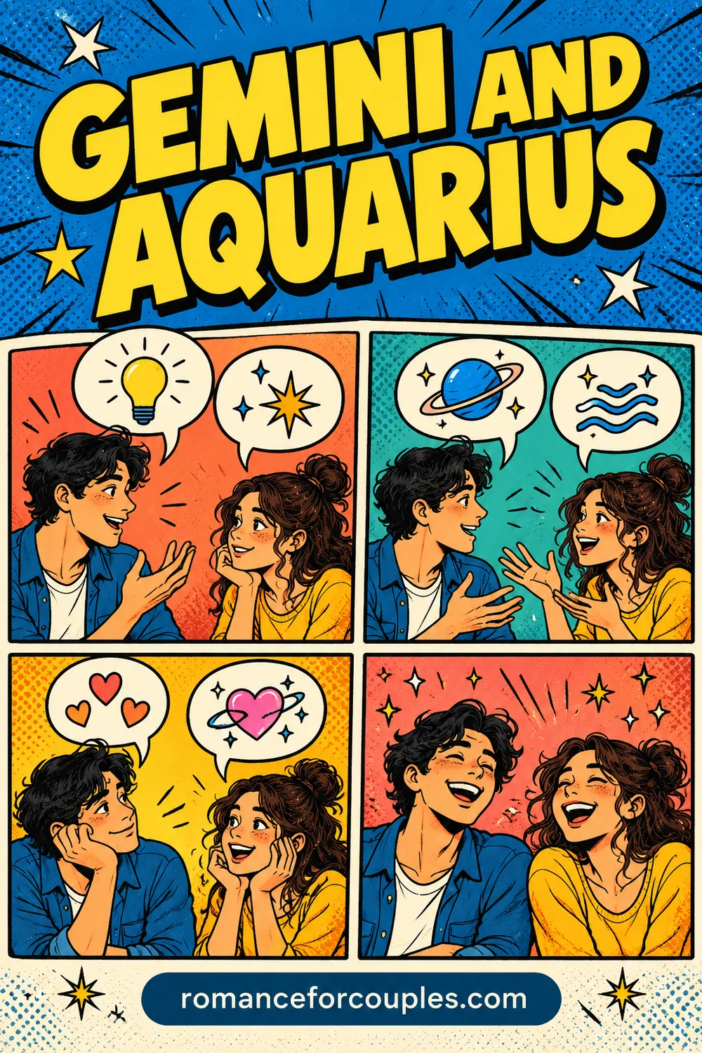 Gemini and Aquarius Compatibility: Two Air Signs, One Big Conversation