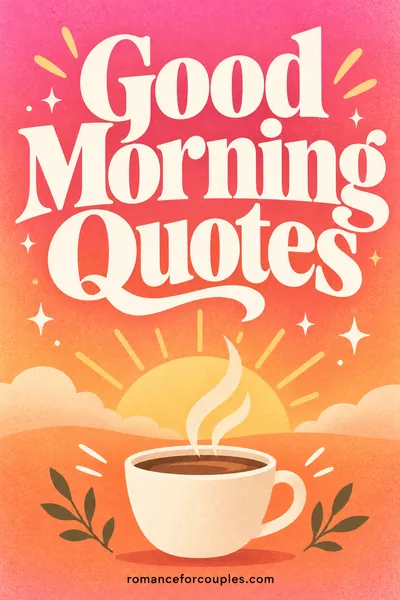 Good Morning Quotes for the Person You Wake Up Thinking About