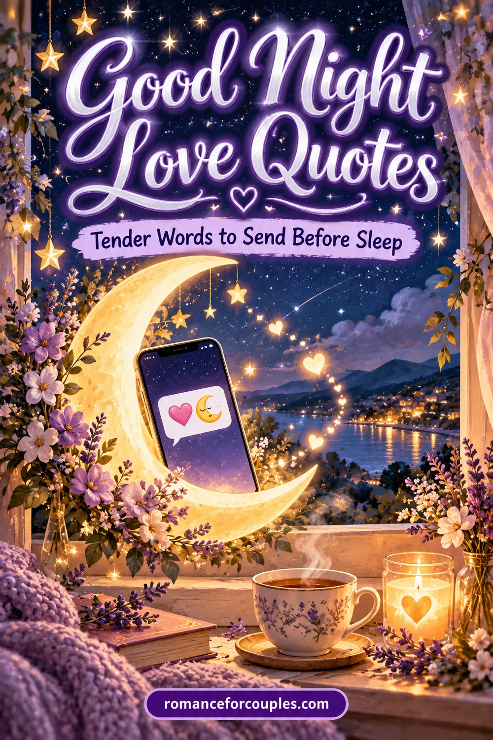 Good Night Love Quotes: Tender Words to Send Before Sleep