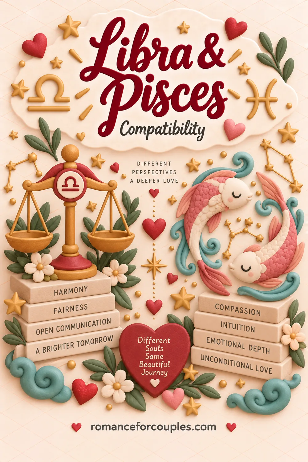 Libra and Pisces Compatibility: Two Romantics, One Relationship