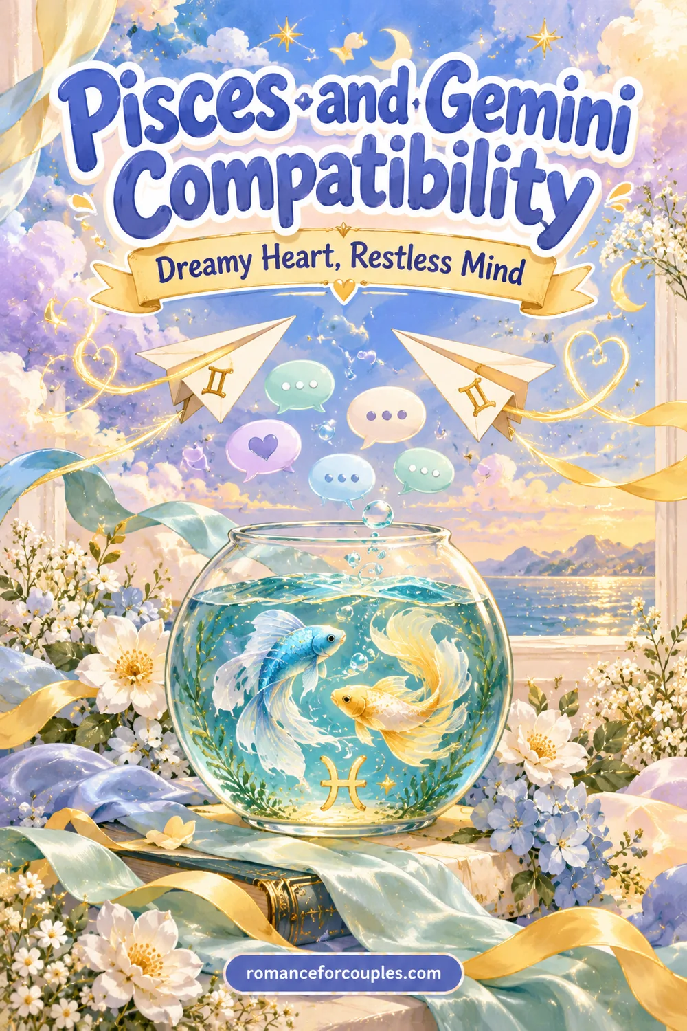 Pisces and Gemini Compatibility: Dreamy Heart, Restless Mind